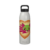 Valentine's Chihuahua Bottle Drinking Bottle