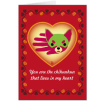 Valentine's Chihuahua card