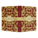 Valentines Damask Photo Book Scrapbook Binder