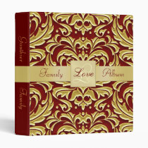 Valentines Damask Photo Book Scrapbook Binder