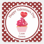 Valentine's Day "Be Mine" Cupcake Stickers