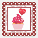 Valentine's Day "Be Mine" Cupcake Stickers