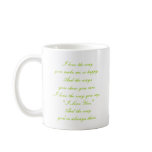 Valentine's Day Beautiful Poem Heart and Roses mugs