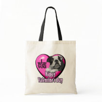 Valentines Day Boston Terrier bags