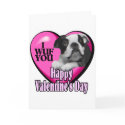 Valentines Day Boston Terrier cards by DogsByDezign Valentines Day Boston Terrier cards