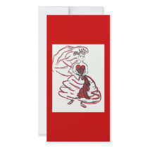 Valentine's Day Bride Photo Cards