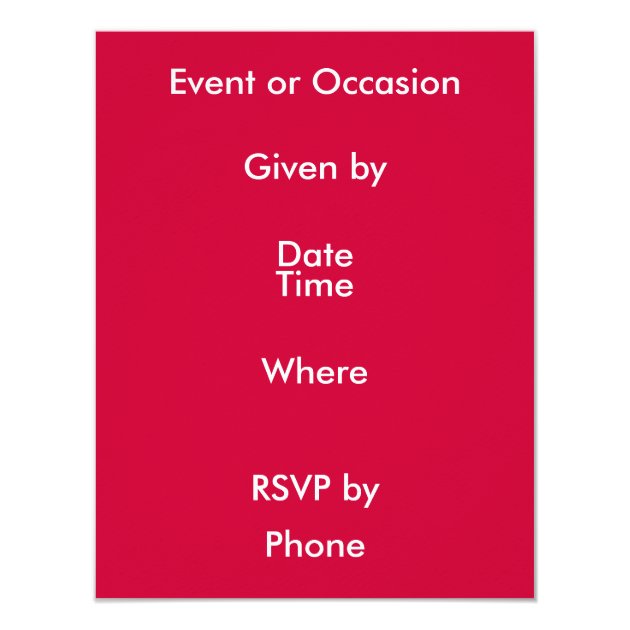 Valentine's Day Bridge Game 4.25x5.5 Paper Invitation Card