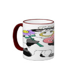 Valentine's Day Bull Coffee Mugs