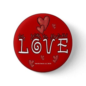 Valentine's Day Buttons/Pins (4) button