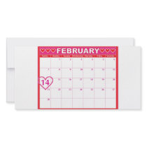 Valentines Day Calendar photo cards by mariabellimages Valentines Day Calendar photo cards