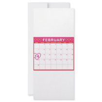 Valentines Day Calendar rack cards by mariabellimages Valentines Day Calendar rack cards