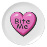 Valentines Day Candy Heart Plate