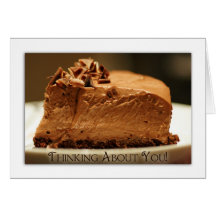 valentine's day card - chocolate marquise cake