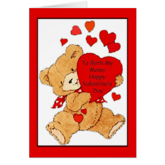 Valentine's Day Card For Both My Moms