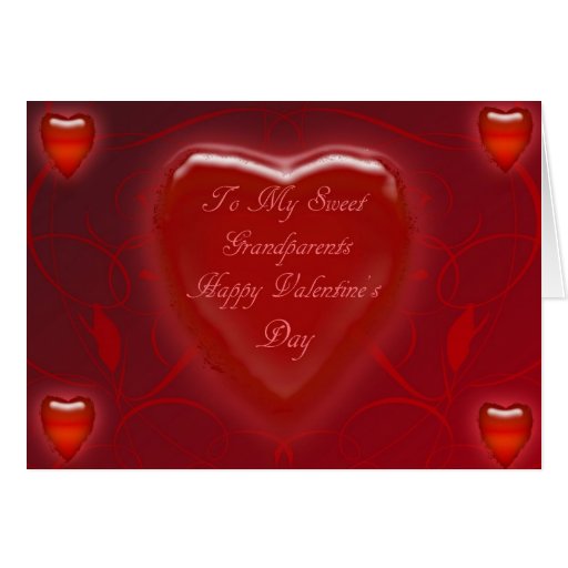 Valentine's Day Card For Grandparents | Zazzle