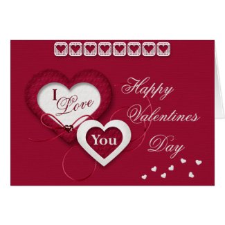 Valentine's Day Card - "I Love You"