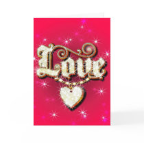 Valentine's Day Card " Love in Gothic Chic"