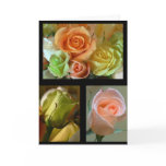 Valentine's Day  Card-Pink, Jade, Orange roses cards