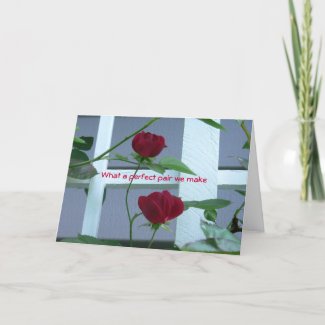 Valentine's Day Card-Red Rose