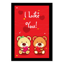 Valentines Day Cards to hand out for Kids Business Cards