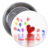Valentines Day Celebration Button