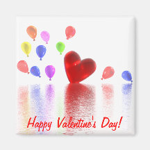 Valentines Day Celebration Fridge Magnets