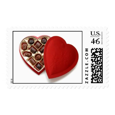 Valentine's Day Chocolates stamps