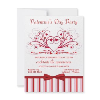 Valentine's Day Cocktail Party Invitations invitation