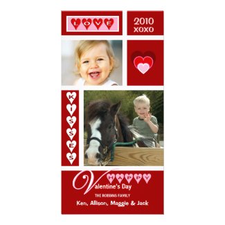 Valentine's Day Collage Photo Cards