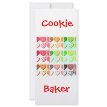Valentine's Day Cookies Rack Cards