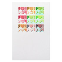 Valentine's Day Cookies Custom Stationery