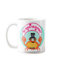 Valentine's Day Crab Mug by jamiecreates1 Valentine's Day Crab Mug