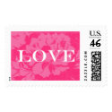 Valentine's Day Custom Postage Floral Love postage by PrettyPostage Valentine's Day Custom Postage Floral Love postage