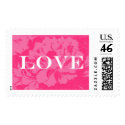 Valentine's Day Custom Postage Floral Love stamp