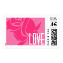 Valentine's Day Custom Postage Rose Love stamp