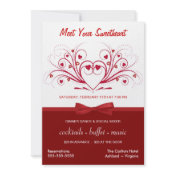 Valentine's Day Dinner Dance - Business Style invitation