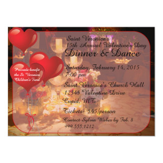 valentines dinner invitations amp announcements zazzle valentines dinner invitation
