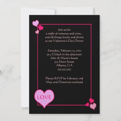 Our simple Valentine's Day Invitations can be used for your next Valentines 