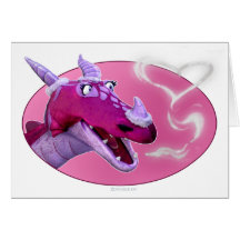 Valentine's Day Dragon Card