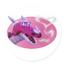Valentine's Day Dragon stickers