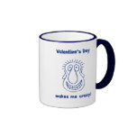 Valentine's Day Drives Me Crazy Mugs