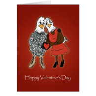 Valentine's Day:Eagle LoveBirds(ValentinesDay1001) Cards