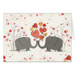 Valentine's Day Elephants Cards