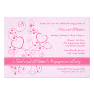 Valentine's Day Engagement Party Invitation