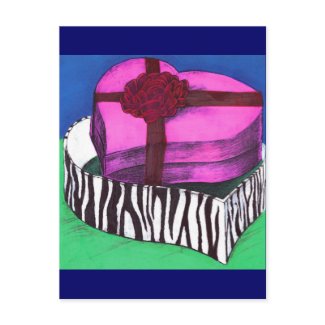 Valentine's Day Exotic Surprise postcard