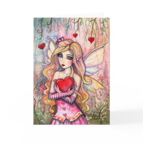 Valentine's Day Fairy Card Valentine's Day Fairy Card