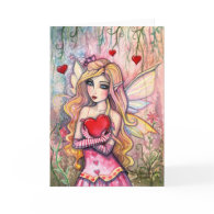 Valentine's Day Fairy Card by Molly Harrison card