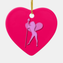 Valentine's Day Fairy Christmas Ornaments
