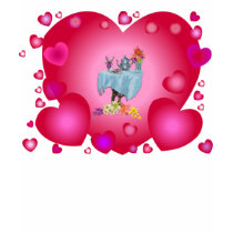 Valentines Day Fairy Tea Party t-shirts by Fairyscape Valentines Day Fairy Tea Party t-shirts