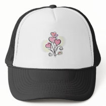 Valentines Day Flowers Design hats